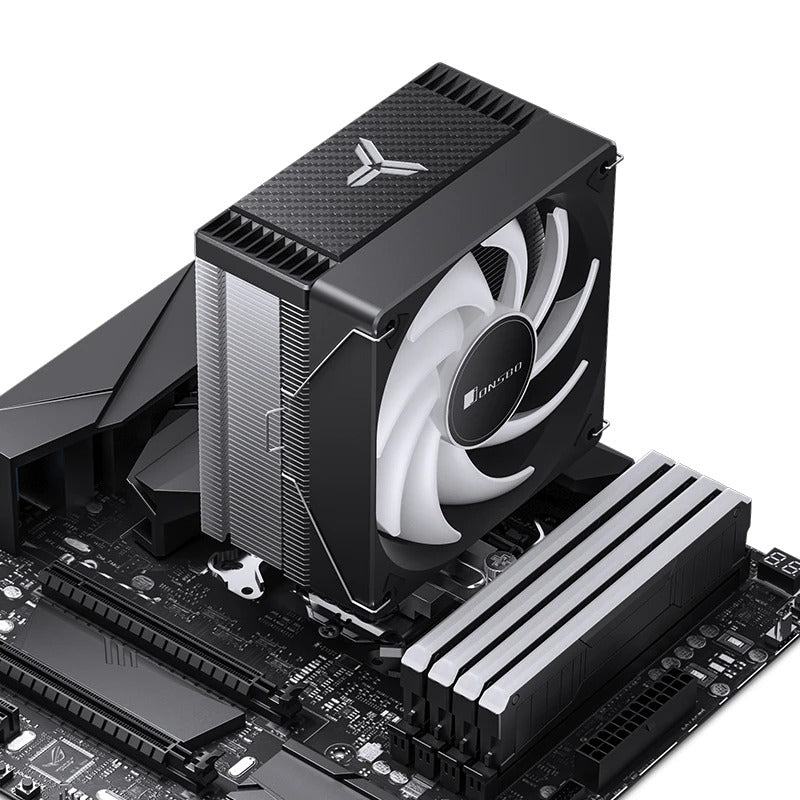 Jonsbo CR-1000 Max ARGB Silent Series 120MM Single-Tower CPU Cooler (Black, White)