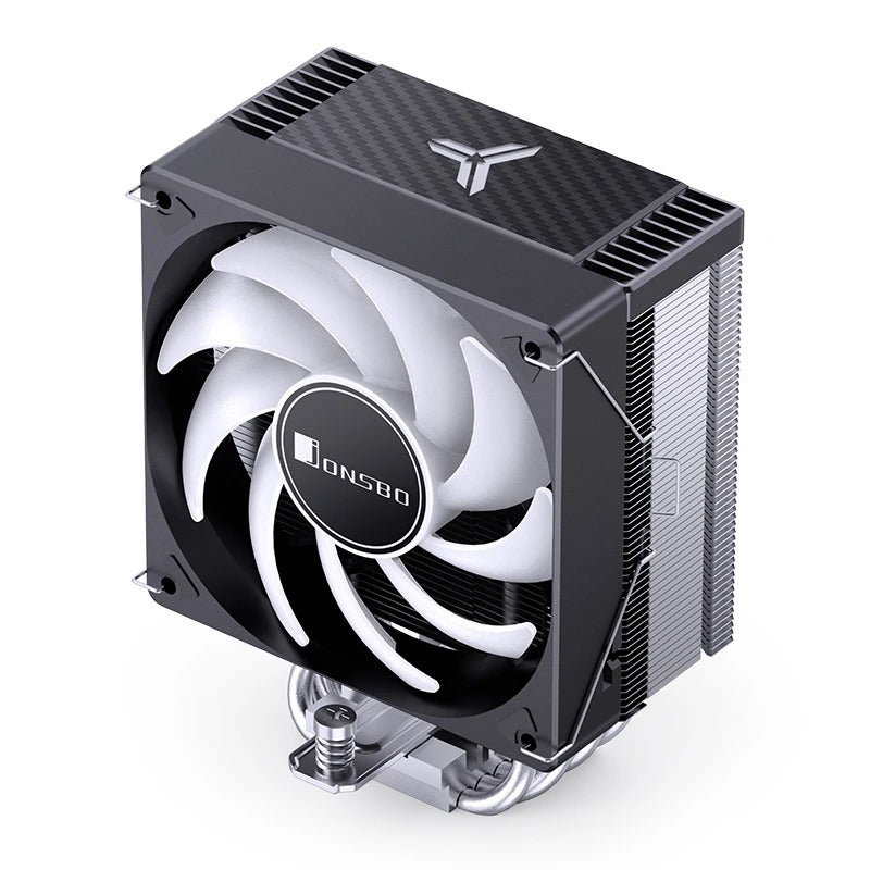 Jonsbo CR-1000 Max ARGB Silent Series 120MM Single-Tower CPU Cooler (Black, White)