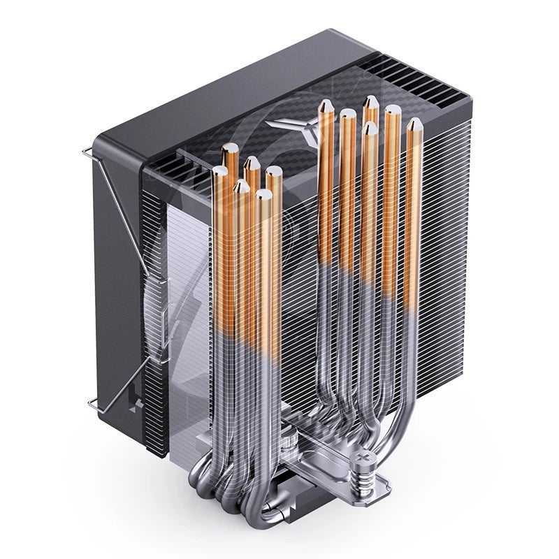 Jonsbo CR-1000 Max ARGB Silent Series 120MM Single-Tower CPU Cooler (Black, White)