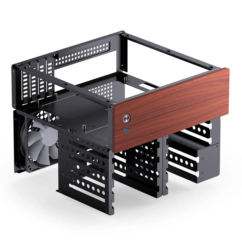 Jonsbo N4 NAS Computer Case (Black, White)
