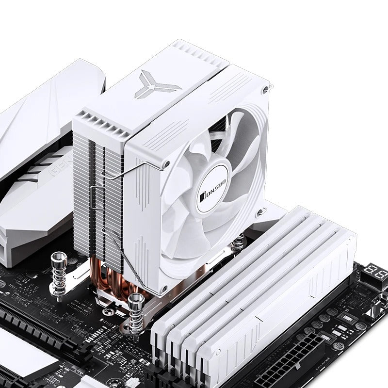 Jonsbo CR-1300 EVO 90MM Single-Tower CPU Cooler (Black, White)