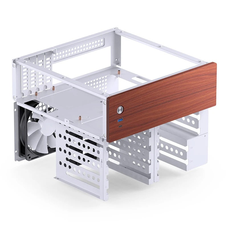 Jonsbo N4 NAS Computer Case (Black, White)