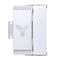 Jonsbo CR-1300 EVO 90MM Single-Tower CPU Cooler (Black, White)
