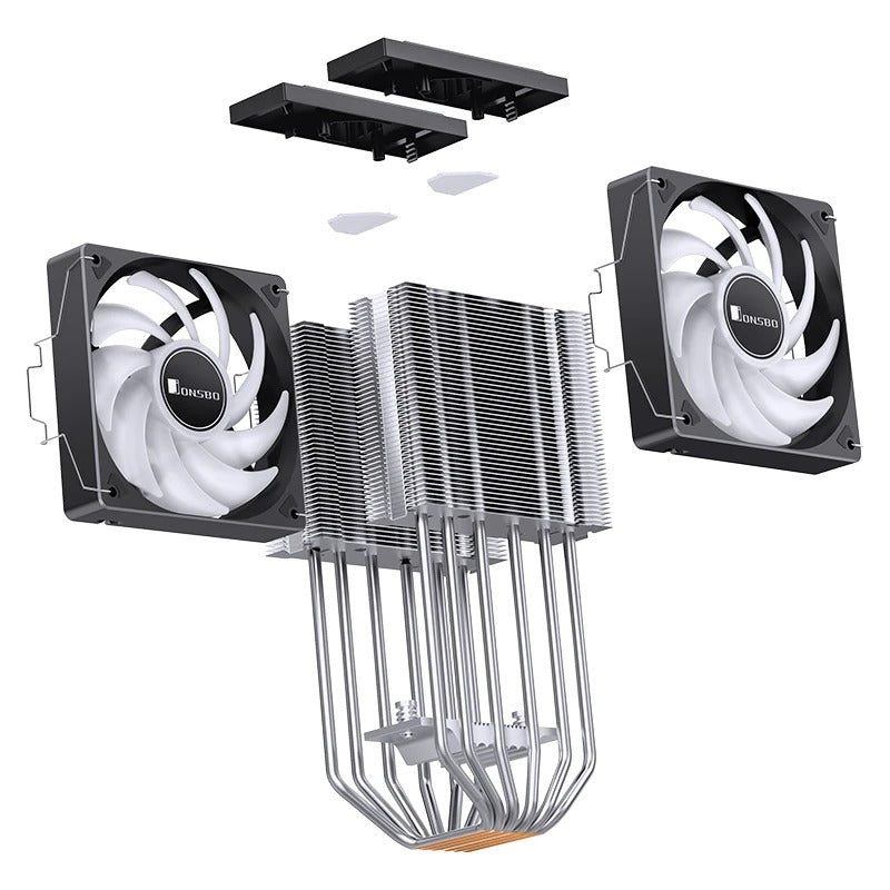 Jonsbo CR-3000E 120MM Dual-Fan / Dual-Tower CPU Cooler