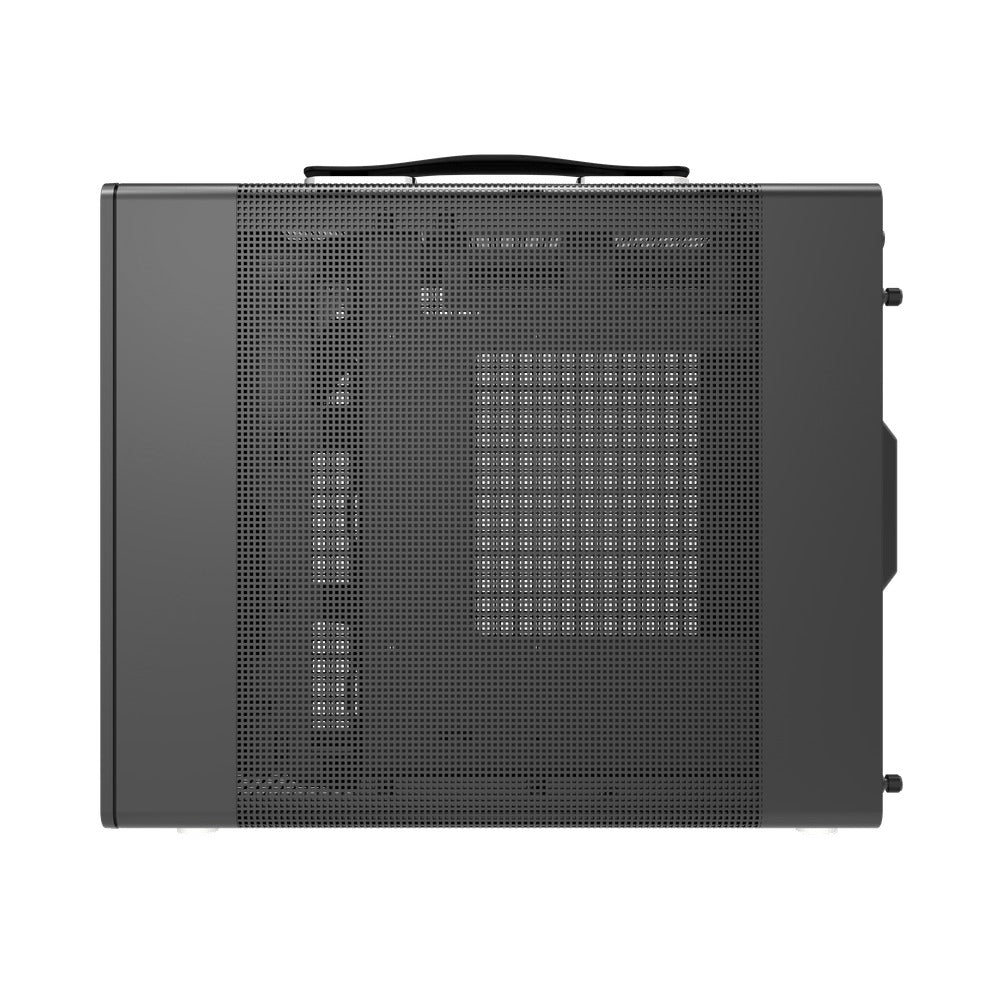 DarkFlash WD200 Wood Edition M-ATX PC Case (Black)