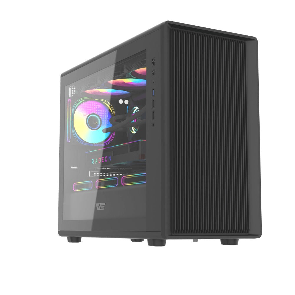 DarkFlash DB460M TG Panel Luxury M-ATX PC Case | DataBlitz