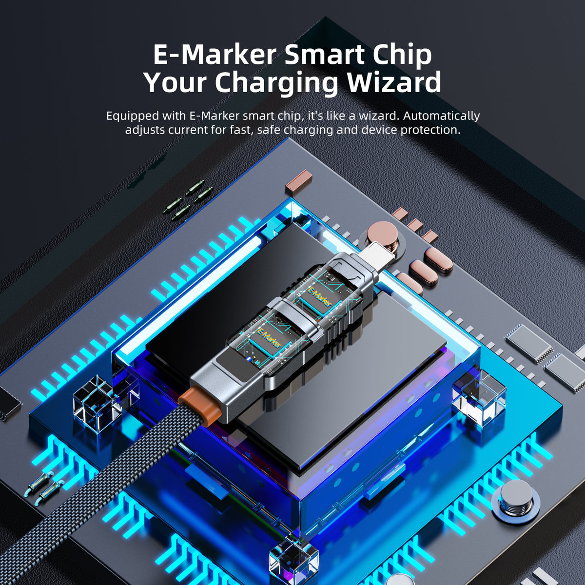 Vyvylabs Stellar 4-in-1 Fast Charging Cable