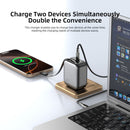 Vyvylabs Swiftshine GaN Fast Charger 65W C with Retractable C Cable