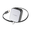 Vyvylabs Swiftshine GaN Fast Charger 30W C with Retractable C Cable