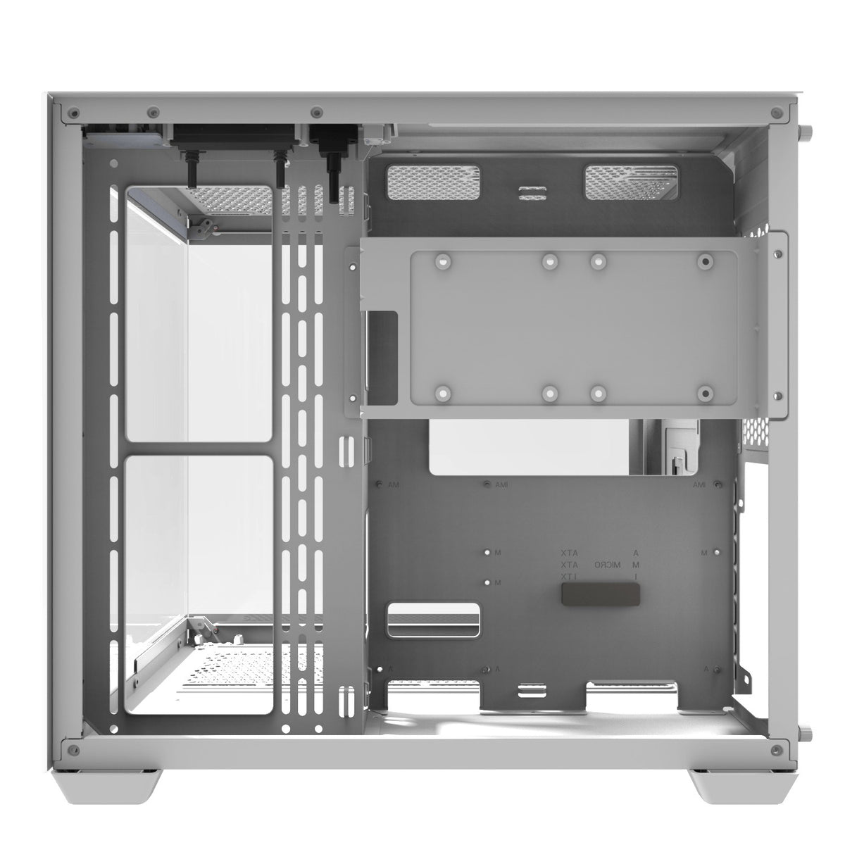DarkFlash C285P V2 Tempered Glass Side Panel Dual Chamber Luxury ATX PC Case