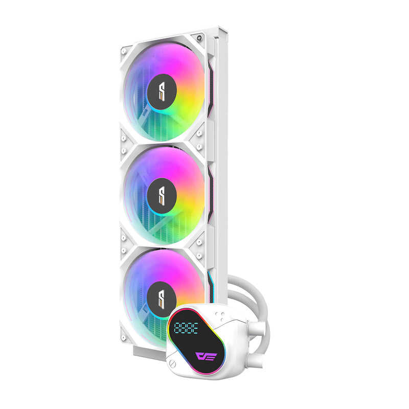 DarkFlash Explore DO 360 AIO 360mm Liquid CPU Cooler with Digital Screen Temperature