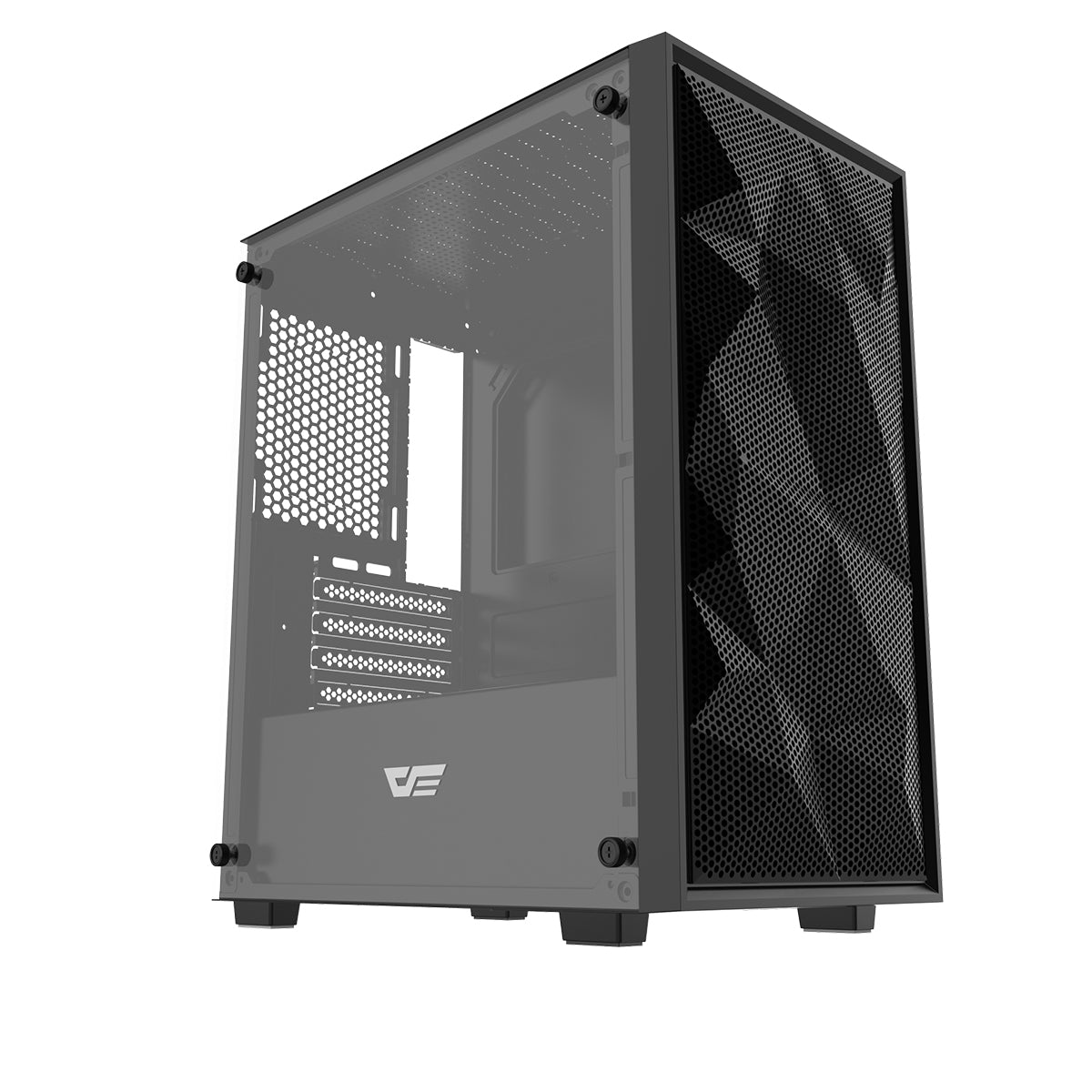 Powered by Asus: M305 Mesh Black  Desktop Gaming PC | Intel Core i5-13600KF 13th Gen | 16GB (2X8GB) RAM | 512GB SSD | RTX 5050