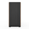 DarkFlash DS900WS Luxury ATX Front Wood Style Panoramic Side Glass Panel PC Case (Black, White)
