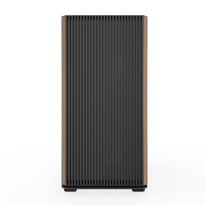 DarkFlash DS900WS Luxury ATX Front Wood Style Panoramic Side Glass Panel PC Case (Black, White)