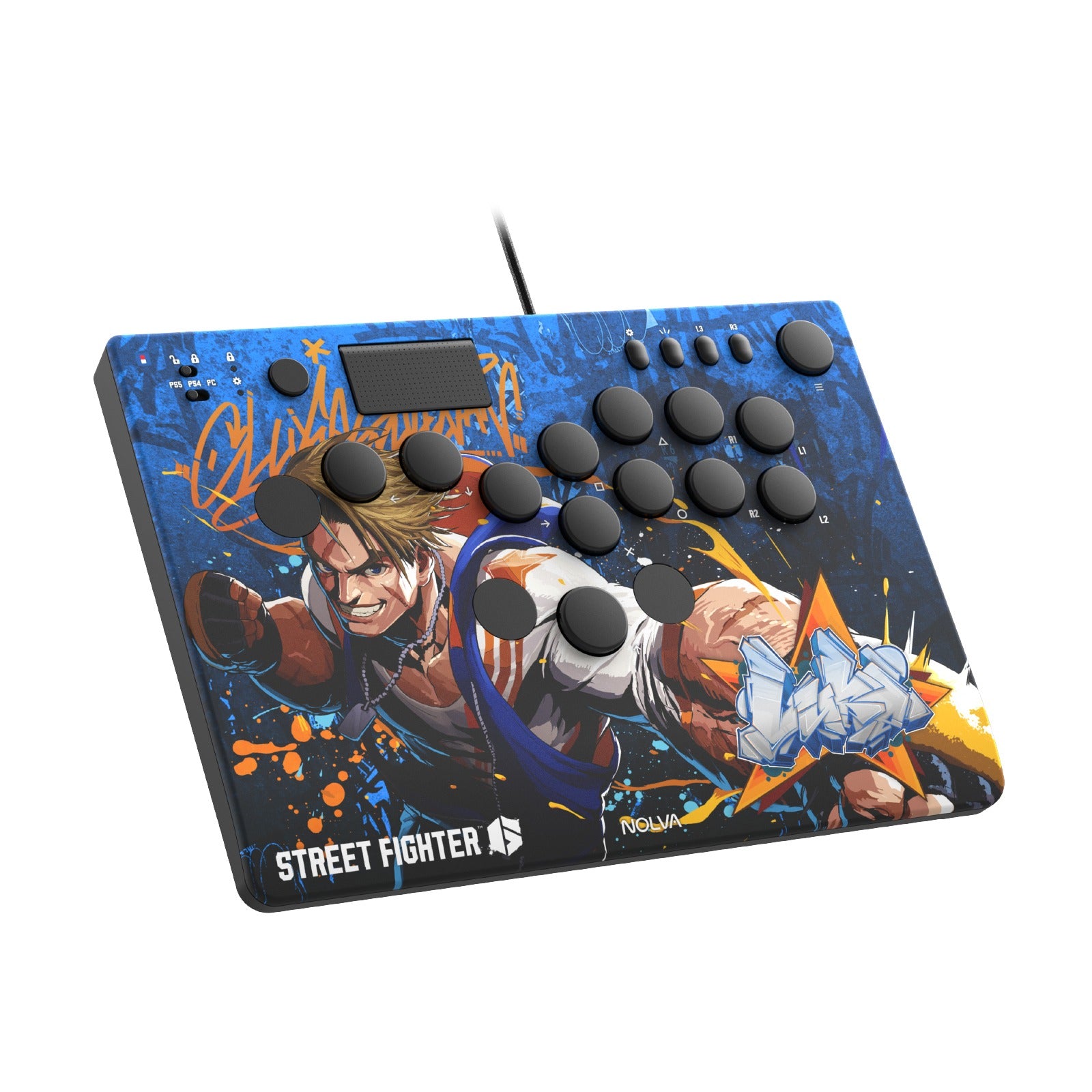 Hori Street Fighter 6 Nolva Mechanical All-Button Arcade Controller