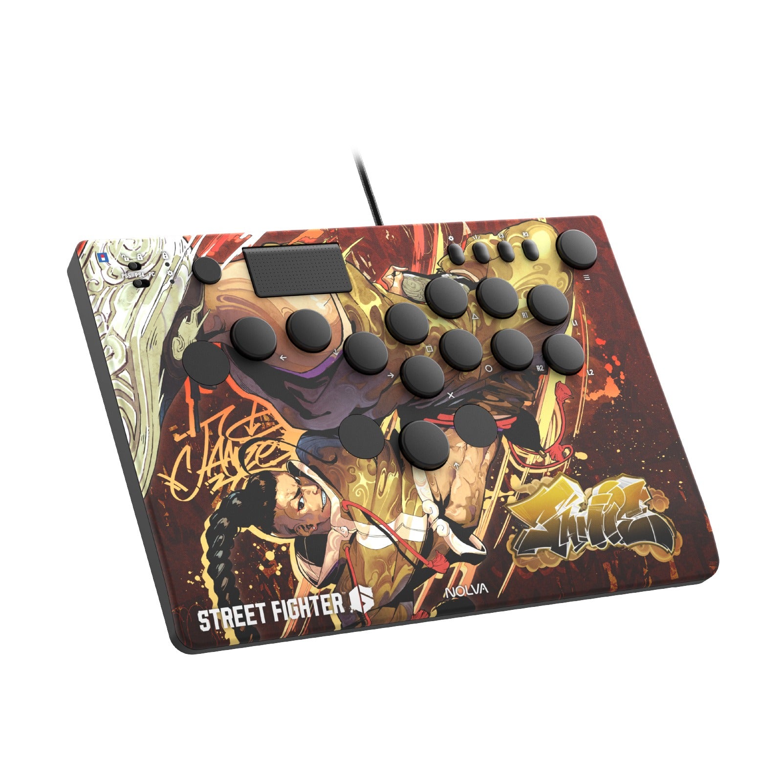 Hori Street Fighter 6 Nolva Mechanical All-Button Arcade Controller