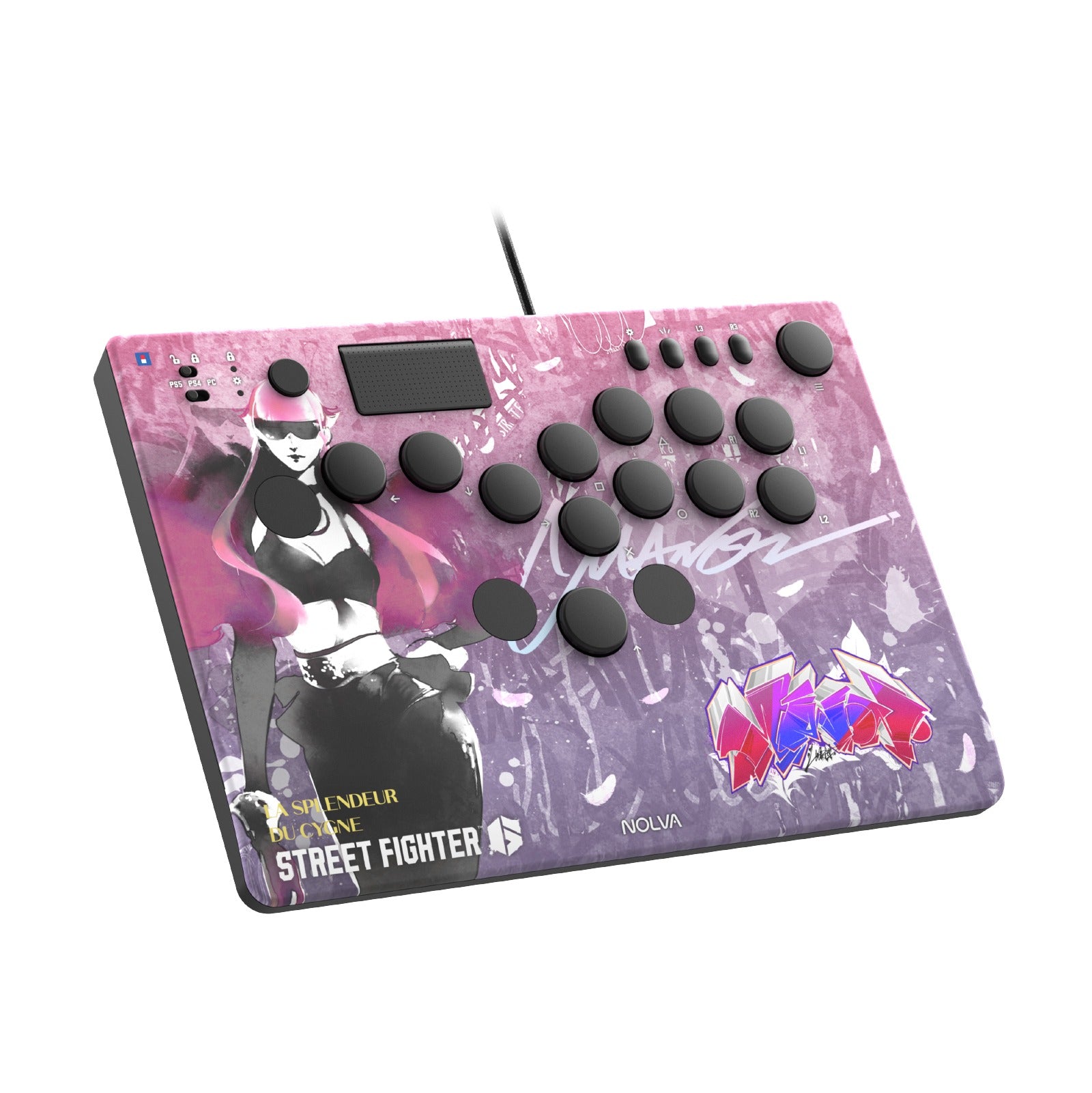 Hori Street Fighter 6 Nolva Mechanical All-Button Arcade Controller