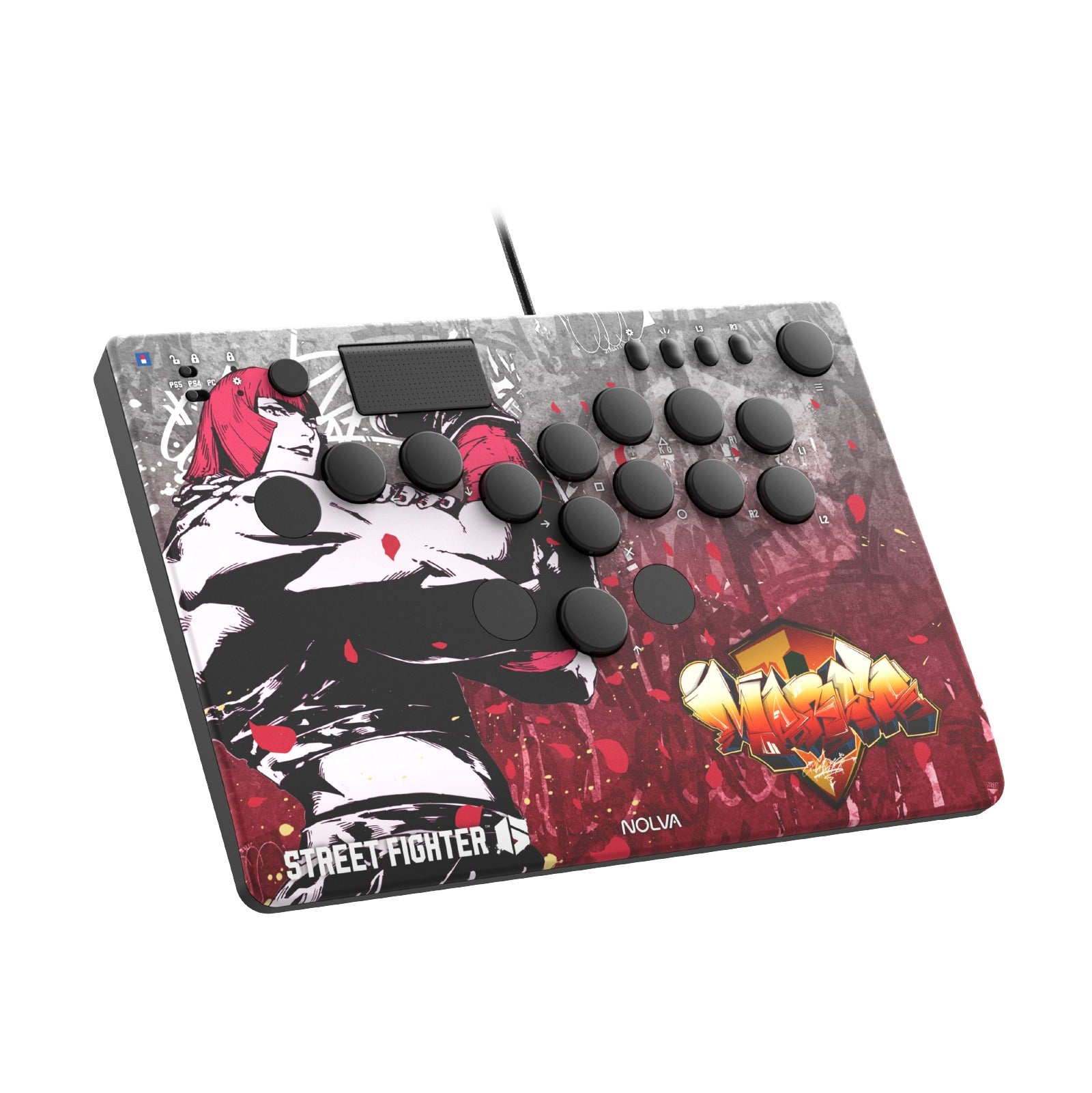 Hori Street Fighter 6 Nolva Mechanical All-Button Arcade Controller