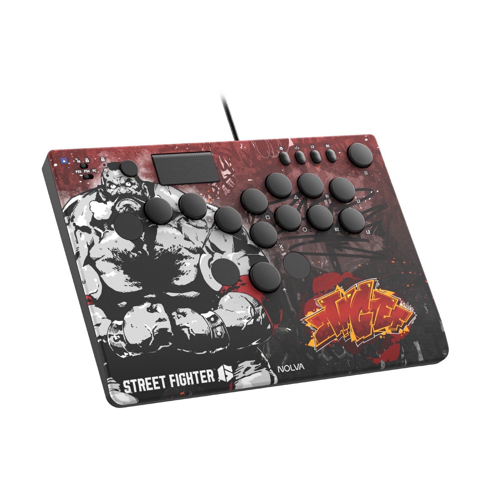 Hori Street Fighter 6 Nolva Mechanical All-Button Arcade Controller