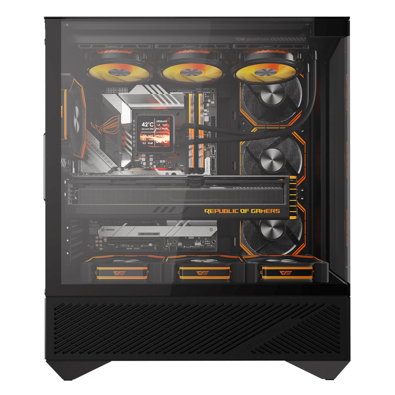 DarkFlash Arcee DY460 TG Side Panel ATX Luxury PC Case 