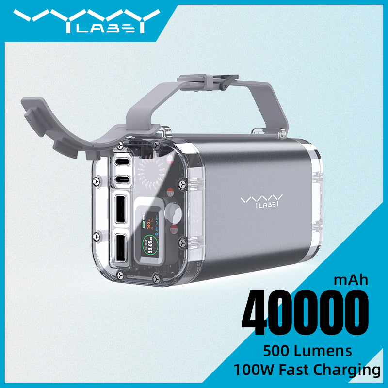Vyvylabs P1 Outdoor Digital Display Mini Power Bank 40000mAh 100W
