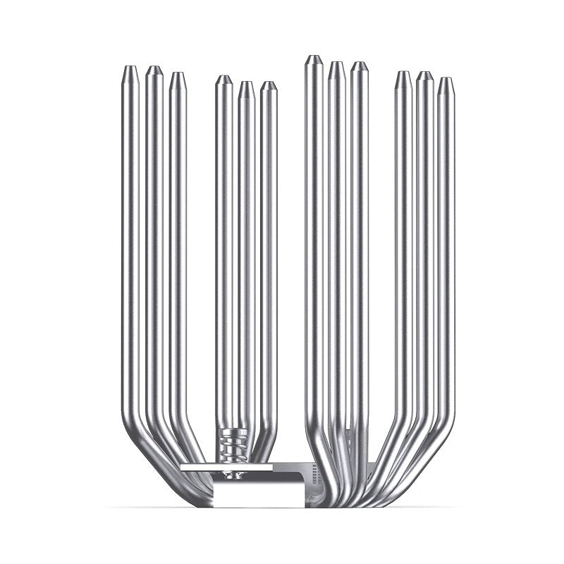 Jonsbo CB80 ARGB Dual-Tower CPU Cooler (Black, White)