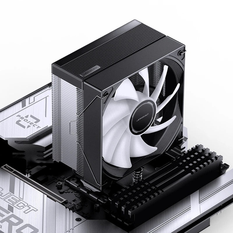 Jonsbo CB40 ARGB Single-Tower CPU Cooler (Black, White)