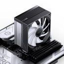 Jonsbo CB40 ARGB Single-Tower CPU Cooler (Black, White)