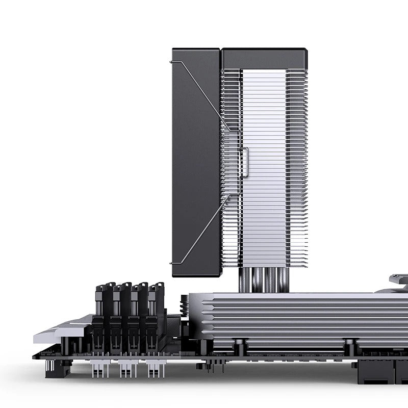 Jonsbo CB40 ARGB Single-Tower CPU Cooler (Black, White)