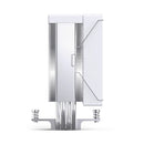 Jonsbo CB40 ARGB Single-Tower CPU Cooler (Black, White)
