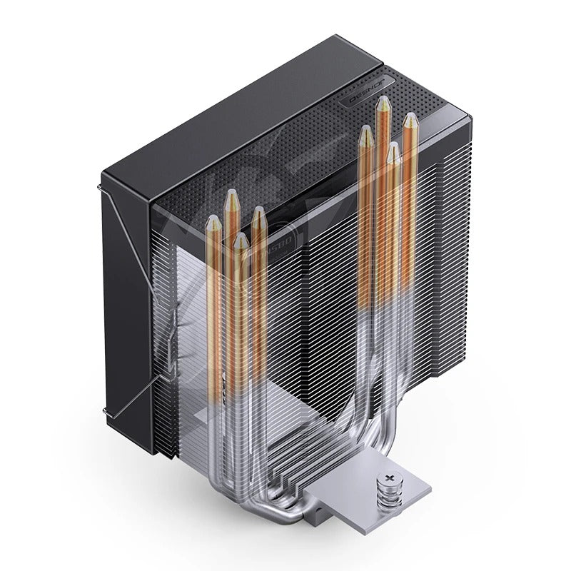 Jonsbo CB40 ARGB Single-Tower CPU Cooler (Black, White)