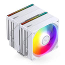 Jonsbo CB80 ARGB Dual-Tower CPU Cooler (Black, White)