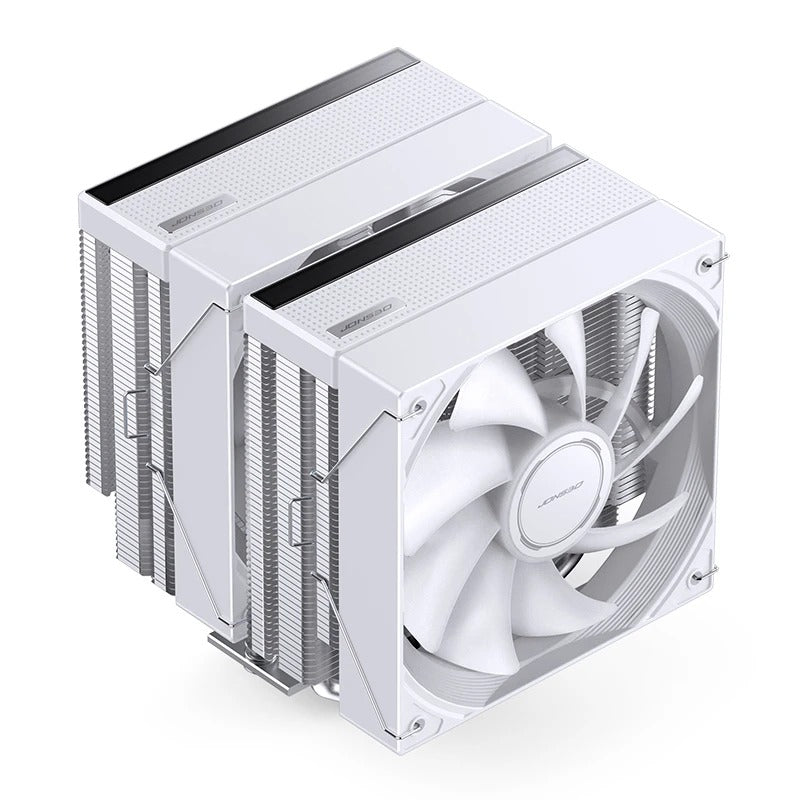 Jonsbo CB80 ARGB Dual-Tower CPU Cooler (Black, White)