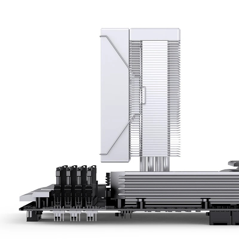 Jonsbo CB40 ARGB Single-Tower CPU Cooler (Black, White)