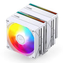 Jonsbo CB80 ARGB Dual-Tower CPU Cooler (Black, White)