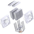 Jonsbo CB80 ARGB Dual-Tower CPU Cooler (Black, White)