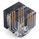 Jonsbo CB80 ARGB Dual-Tower CPU Cooler (Black, White)