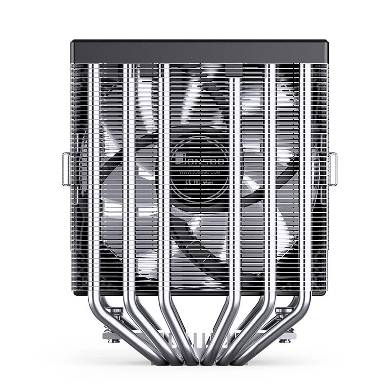 Jonsbo CB80 ARGB Dual-Tower CPU Cooler (Black, White)