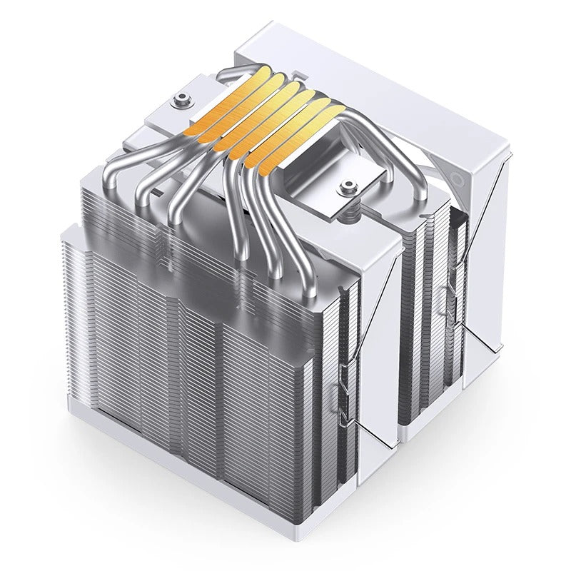 Jonsbo CB80 ARGB Dual-Tower CPU Cooler (Black, White)