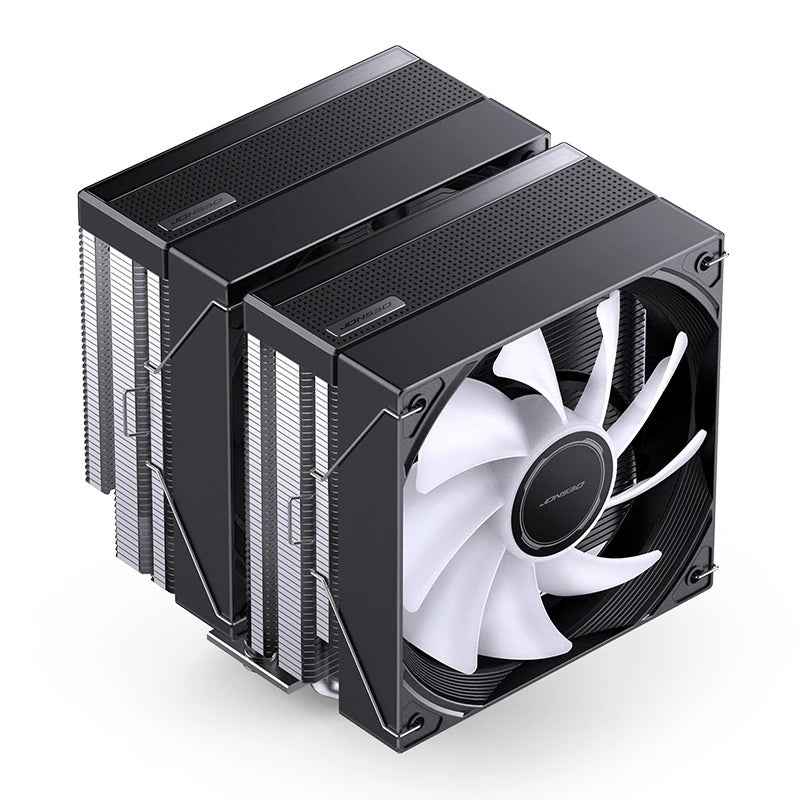 Jonsbo CB80 ARGB Dual-Tower CPU Cooler (Black, White)