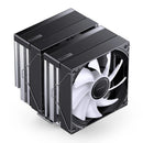 Jonsbo CB80 ARGB Dual-Tower CPU Cooler (Black, White)