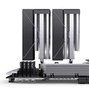 Jonsbo CB80 ARGB Dual-Tower CPU Cooler (Black, White)