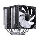 Jonsbo CB80 ARGB Dual-Tower CPU Cooler (Black, White)