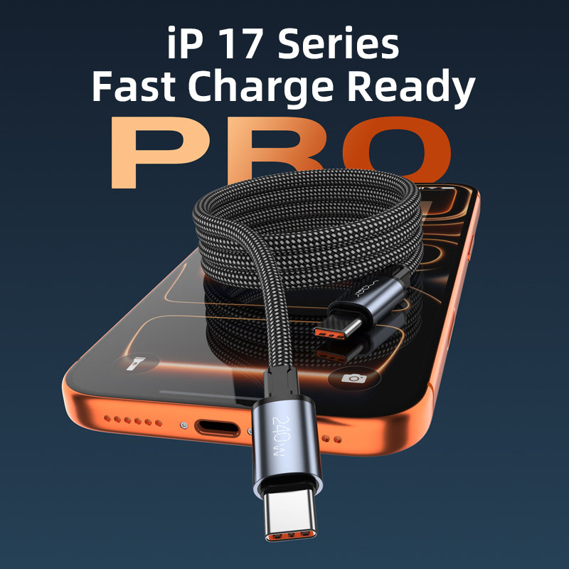 Vyvylabs NeoMag Stowable Rapid-Charging Cable Type-C to Type-C 240W