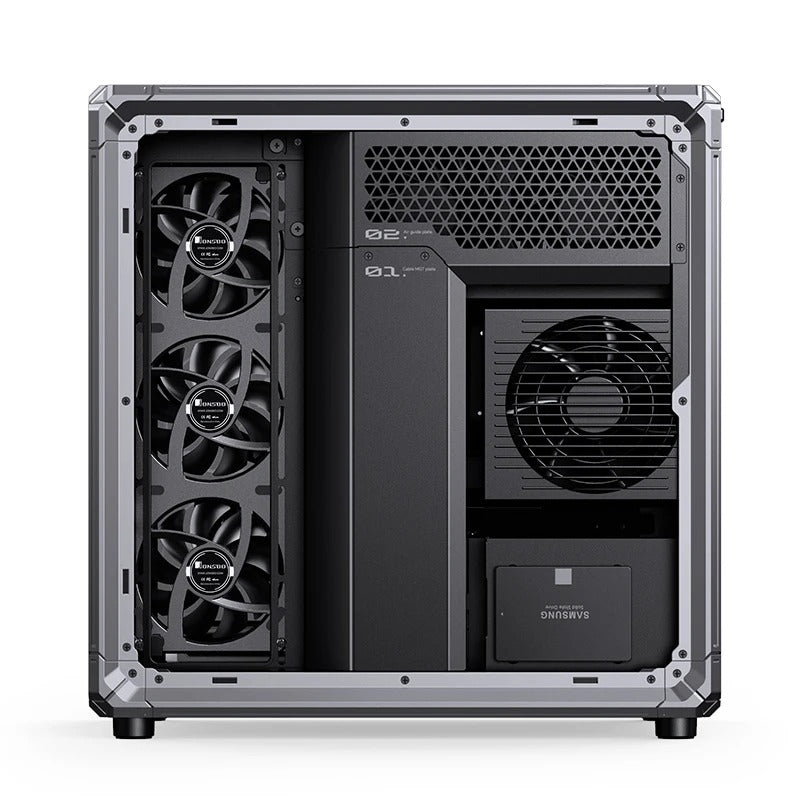 Jonsbo X400 ATX Computer Case (Grey, White)