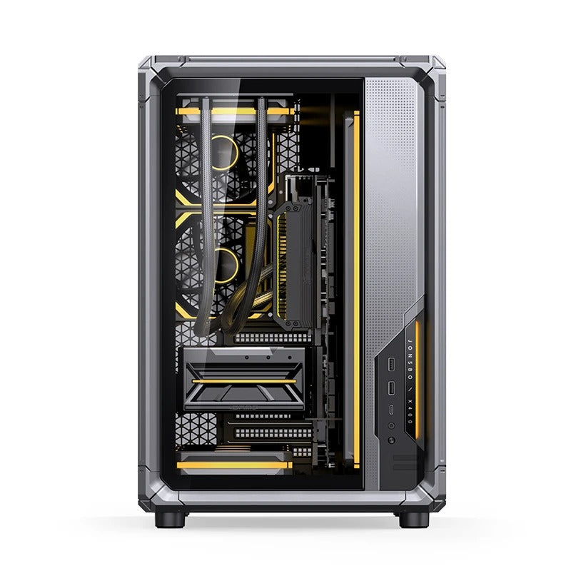 Jonsbo X400 ATX Computer Case (Grey, White)