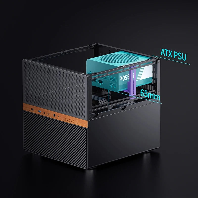 Jonsbo N6 NAS Computer Case (Black)