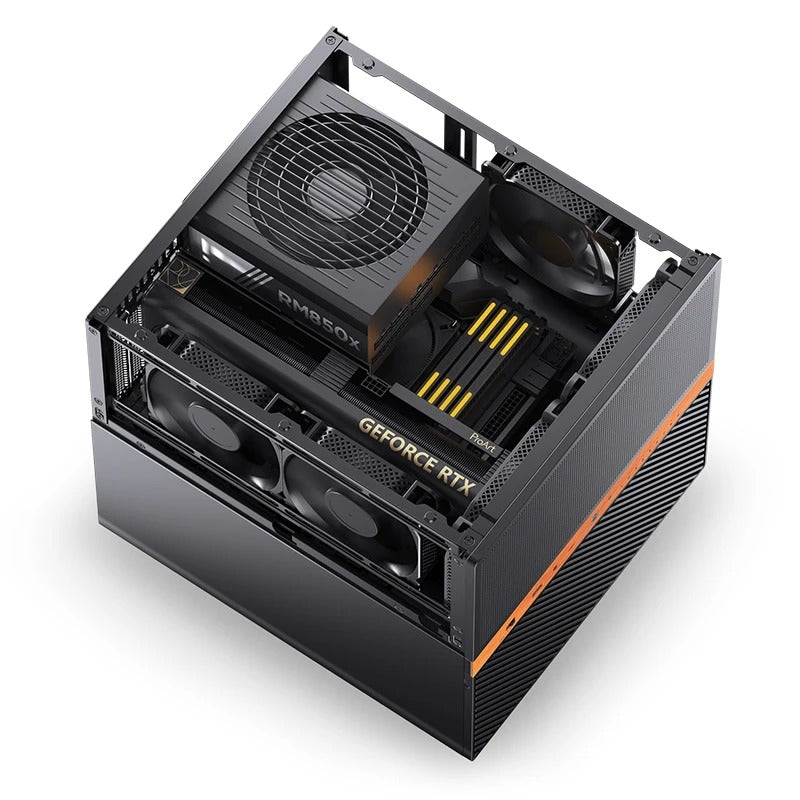 Jonsbo N6 NAS Computer Case (Black)