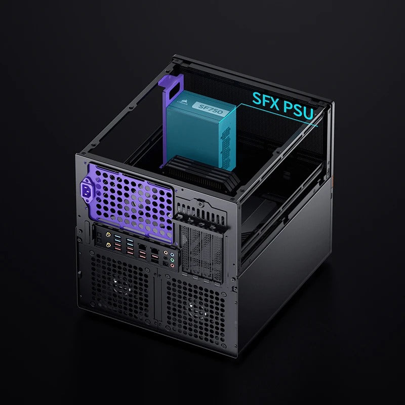 Jonsbo N6 NAS Computer Case (Black)