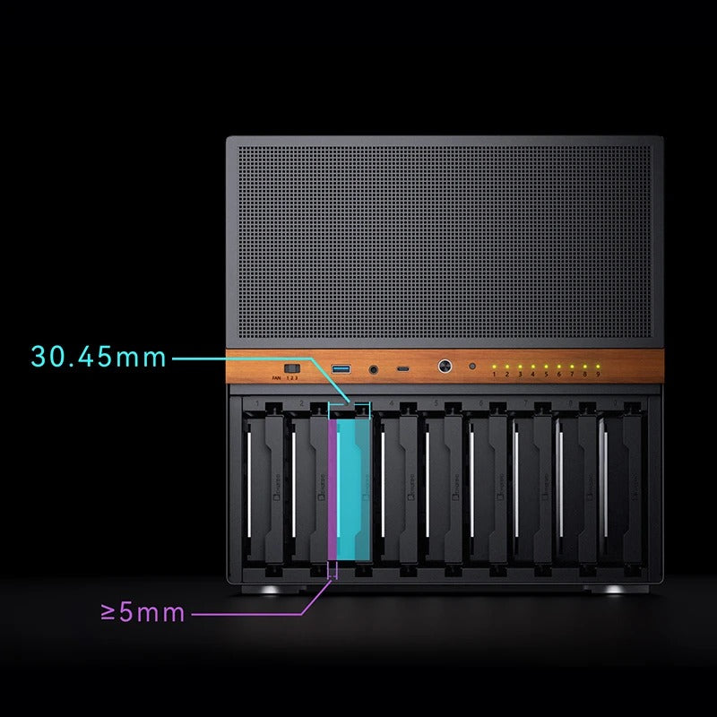 Jonsbo N6 NAS Computer Case (Black)